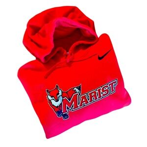 Nike Unisex Red Marist Hooded Sweatshirt Size XL